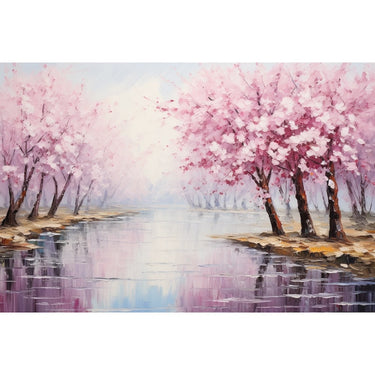 Japanese Cherry Blossom Painting